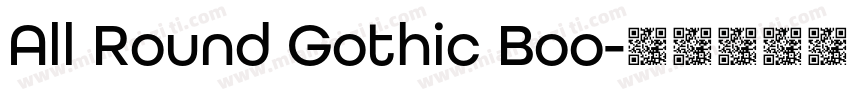 All Round Gothic Boo字体转换